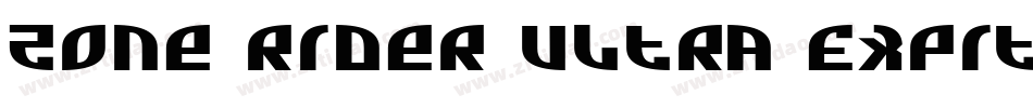 Zone Rider Ultra ExpItalic字体转换